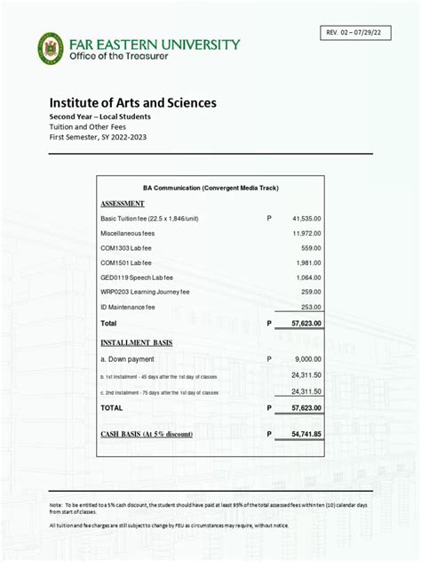 dlsu fees|1ST TERM SCHEDULE OF FEES FOR SY2022.